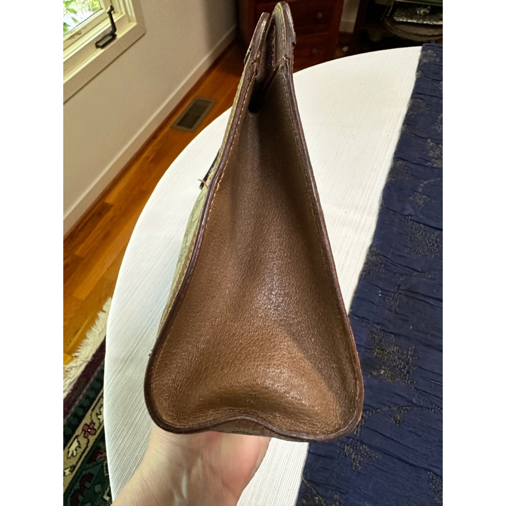 Gucci Beige Brown Coated Canvas Medium Clutch - Picture 3 of 14